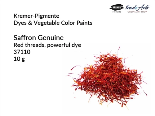 Saffron genuine Kremer-Pigmente, szafran prawdziwy Kremer-Pigmente,  szafran barwnik roślinny naturalny Kremer-Pigmente, szafran, szafran barwnik czerwony Kremer-Pigmente, Saffron red threads,