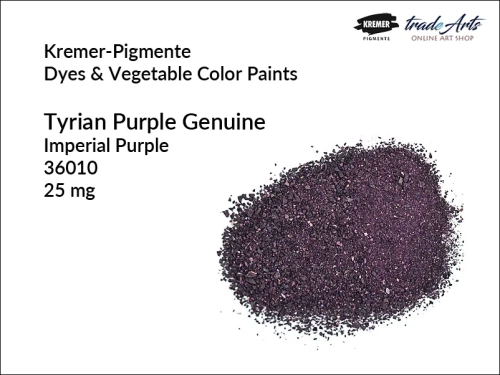 Purpura antyczna Tyrian Purple Kremer-Pigmente, Tyrian Purple Kremer-Pigmente, pigment purpura antyczna Kremer-Pigmente, Imperial Purple Kremer-Pigmente,  pigmenty historyczne Kremer-Pigmente, pigmenty naturalne, Kremer-Pigmente,