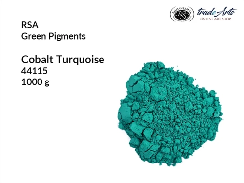 Turkus kobaltowy RSA, RSA - turkus kobaltowy, turkus kobaltowy, pigmenty, farby, malarstwo, tradearts,
