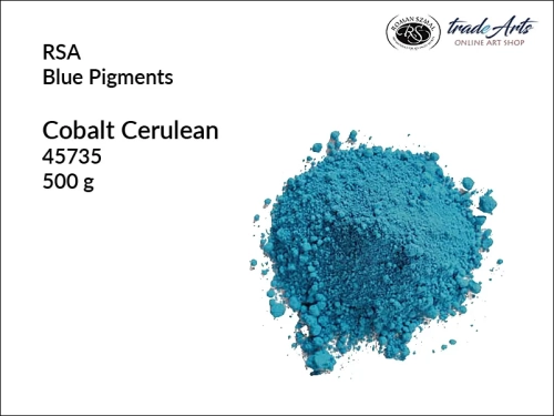 Ceruleum kobaltowe pigment syntetyczny RSA, RSA pigment syntetyczny ceruleum kobaltowe, RSA Cobalt Cerulean pigment syntetyczny, pigmenty syntetyczne, pigmenty kobaltowe, pigmenty, tradearts,