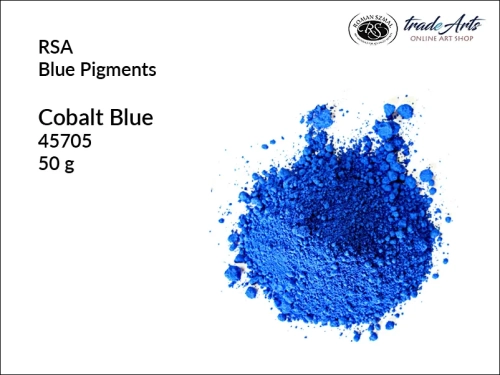 Błękit kobaltowy intensywny RSA, RSA błękit kobaltowy intensywny, błękit kobaltowy, Cobalt Blue - RSA, pigmenty, farby, malarstwo, tradearts,