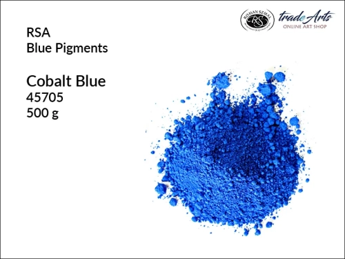 Błękit kobaltowy intensywny RSA, RSA błękit kobaltowy intensywny, błękit kobaltowy, Cobalt Blue - RSA, pigmenty, farby, malarstwo, tradearts,