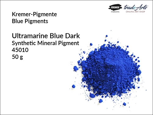 Dark Ultramarine Mineral Pigment Kremer-Pigmente, Kremer-Pigmente ultramaryna ciemna pigment mineralny, ultramaryna ciemna, pigmenty, farby, malarstwo, tradearts,