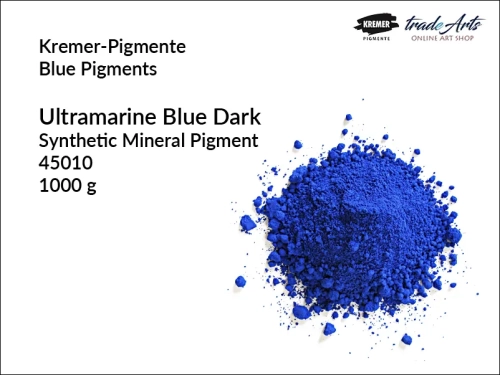 Dark Ultramarine Mineral Pigment Kremer-Pigmente, Kremer-Pigmente ultramaryna ciemna pigment mineralny, ultramaryna ciemna, pigmenty, farby, malarstwo, tradearts,