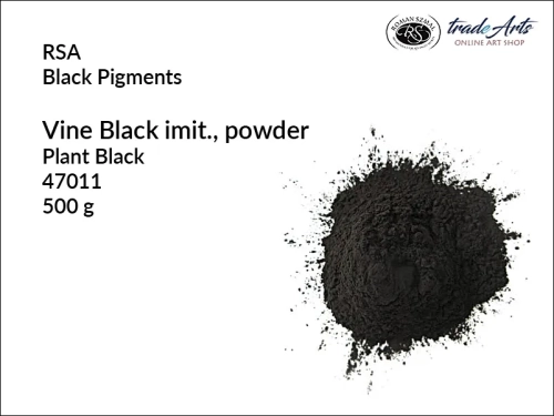 Czerń z winorośli imitacja RSA, RSA czerń z winorośli imitacja, RSA pigment czarny, RSA Vine Black imit. dye, pigmenty czarne, pigmenty syntetyczne, pigmenty, tradearts,