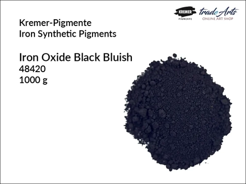 Czerń żelazowa błękitnawa Kremer-Pigmente, Kremer-Pigmente - czerń żelazowa błękitnawa, czerń żelazowa błękitnawa, Iron Oxide Black Bluish - Kremer-Pigmente, pigmenty, farby, malarstwo, tradearts,