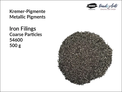 Iron Filings Kremer-Pigmente, opiłki żelazne Kremer-Pigmente, żelazne opiłki  Kremer-Pigmente, zelazne cząstki, żelazo, opiłki, proszki metaliczne, pigmenty metaliczne,