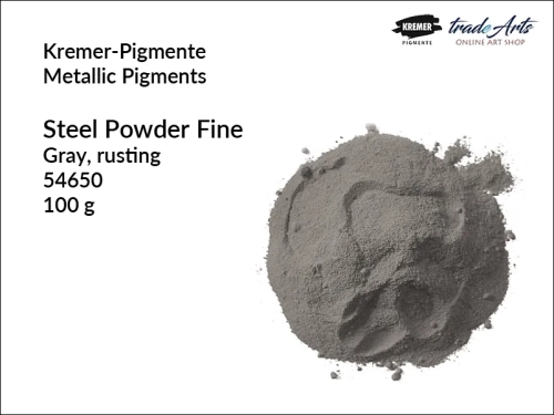 Steel Powder rusting Kremer-Pigmente, stal sproszkowana Kremer-Pigmente, stal metaliczna w proszku Kremer-Pigmente, proszek stalowy, stal, proszki metaliczne, pigmenty metaliczne,