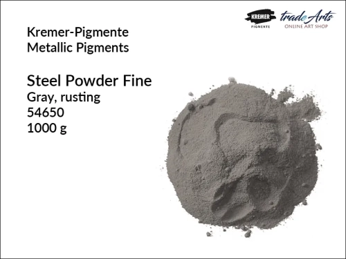 Steel Powder rusting Kremer-Pigmente, stal sproszkowana Kremer-Pigmente, stal metaliczna w proszku Kremer-Pigmente, proszek stalowy, stal, proszki metaliczne, pigmenty metaliczne,