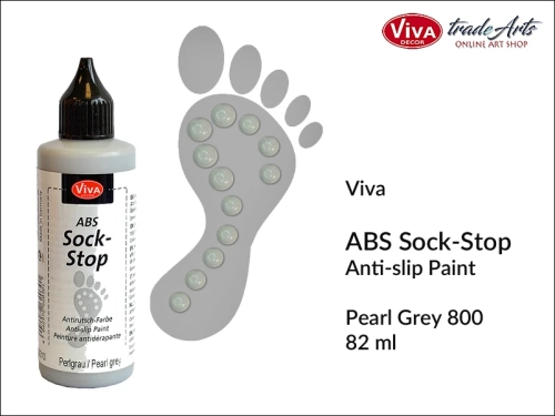 ABS Sock-Stop Viva Decor - Pearl Grey 800, guma antypoślizgowa ABS Viva Decor, ABS Viva Decor guma antypoślizgowa w płynie, ABS Viva Decor guma w płynie, guma antypoślizgowa, guma w płynie,  guma ABS, tradearts,