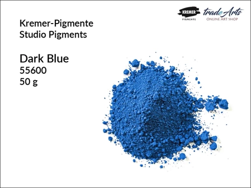Pigmenty studyjne Kremer-Pigmente, pigmenty do farb studyjnych Kremer-Pigmente, pigment do farb studyjnych Dark Blue Kremer-Pigmente, pigment, pigmenty studyjne, pigmenty studyjne z wypełniaczem, Kremer-Pigmente, tradearts,