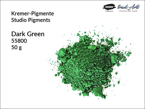 Pigmenty studyjne Kremer-Pigmente, pigmenty do farb studyjnych Kremer-Pigmente, pigment do farb studyjnych Dark Green Kremer-Pigmente, pigment, pigmenty studyjne, pigmenty studyjne z wypełniaczem, Kremer-Pigmente, tradearts,