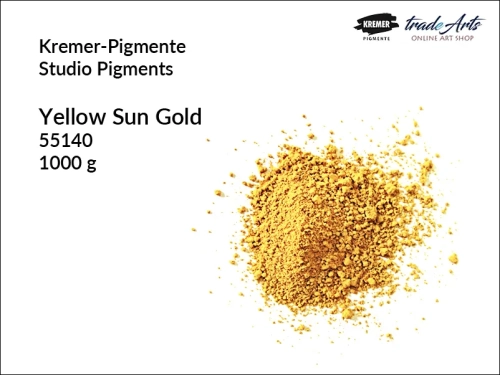 Pigmenty studyjne Kremer-Pigmente, pigmenty do farb studyjnych Kremer-Pigmente, pigment do farb studyjnych Yellow Sun Gold Kremer-Pigmente, pigment, pigmenty studyjne, pigmenty studyjne z wypełniaczem, Kremer-Pigmente, tradearts,