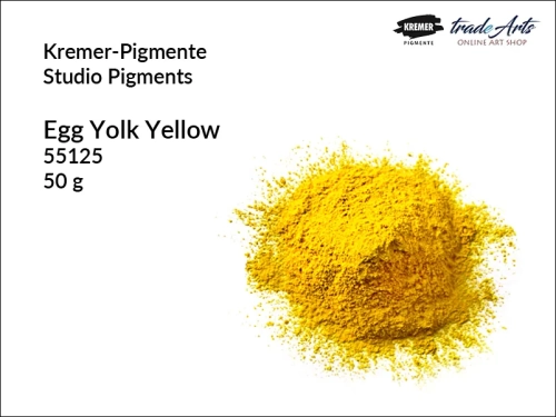 Pigmenty studyjne Kremer-Pigmente, pigmenty do farb studyjnych Kremer-Pigmente, pigment do farb studyjnych Egg Yolk Yellow Kremer-Pigmente, pigment, pigmenty studyjne, pigmenty studyjne z wypełniaczem, Kremer-Pigmente, tradearts,