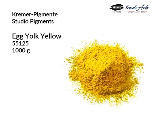 Pigmenty studyjne Kremer-Pigmente, pigmenty do farb studyjnych Kremer-Pigmente, pigment do farb studyjnych Egg Yolk Yellow Kremer-Pigmente, pigment, pigmenty studyjne, pigmenty studyjne z wypełniaczem, Kremer-Pigmente, tradearts,