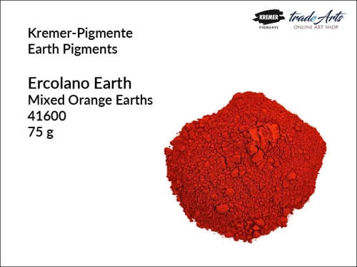 Erkolana - mieszanka pomarańczowych ziemi Kremer-Pigmente, Kremer-Pigmente - erkolana mieszanka pomarańczowych ziemi, Erkolana Earth Kremer-Pigmente, pigmenty, pigmenty ziemne, pigmenty mieszane, tradearts,