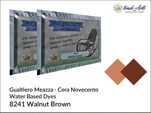 Bejca wodna Walnut Brown 8241 Cera Novecento, Cera Novecento - bejca wodna Walnut Brown 8241, barwnik wodny Walnut Brown 8241 Cera Novecento, barwniki, bejce wodne, Cera Novecento, tradearts,