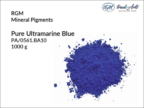 Pigment mineralny Pure Ultramarine Blue 561 RGM, RGM pigment mineralny Pure Ultramarine Blue 561, pigmenty mineralne RGM, pigmenty, pigment, pigmenty mineralne, barwienie, malarstwo, farby, RGM, tradearts,