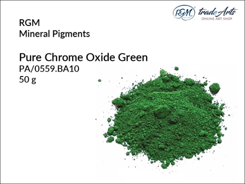 Pigment mineralny Pure Chrome Oxide Green 559 RGM, RGM pigment mineralny Pure Chrome Oxide Green 559, pigmenty mineralne RGM, pigmenty, pigment, pigmenty mineralne, barwienie, malarstwo, farby, RGM, tradearts,