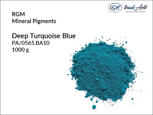 Pigment mineralny Deep Turquoise Blue 565 RGM, RGM pigment mineralny Deep Turquoise Blue 565, pigmenty mineralne RGM, pigmenty, pigment, pigmenty mineralne, barwienie, malarstwo, farby, RGM, tradearts,