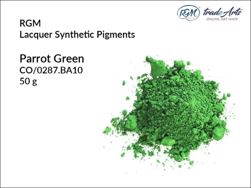 Pigment syntetyczny Parrot Green 287 RGM Lacquer, RGM Lacquer Parrot Green 287 - pigment syntetyczny, pigmenty syntetyczne RGM Lacquer, pigment, pigmenty, RGM Lacquer - pigmenty syntetyczne, RGM Lacquer, tradearts,
