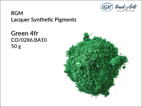 Pigment syntetyczny Green 4fr 286 RGM, LGreen 4fr 286 - pigment syntetyczny, pigmenty syntetyczne RGM Lacquer, pigment, pigmenty, RGM Lacquer - pigmenty syntetyczne, RGM Lacquer, tradearts,