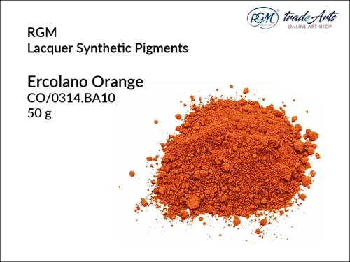 Pigment syntetyczny Ercolano Orange 314 RGM Lacquer, RGM Lacquer Ercolano Orange 314 - pigment syntetyczny, pigmenty syntetyczne RGM Lacquer, pigment, pigmenty, RGM Lacquer - pigmenty syntetyczne, RGM Lacquer, tradearts,