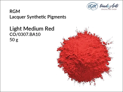 Pigment Light Medium Red Lacquer 307 RGM, Light Medium Red Lacquer 307 - pigment syntetyczny, pigmenty syntetyczne RGM Lacquer, pigment, pigmenty, RGM Lacquer - pigmenty syntetyczne, RGM Lacquer, tradearts,