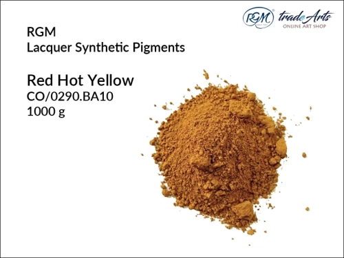 Pigment syntetyczny Red Hot Yellow 290 RGM Lacquer, RGM Lacquer Red Hot Yellow 290 - pigment syntetyczny, pigmenty syntetyczne RGM Lacquer, pigment, pigmenty, RGM Lacquer - pigmenty syntetyczne, RGM Lacquer, tradearts,
