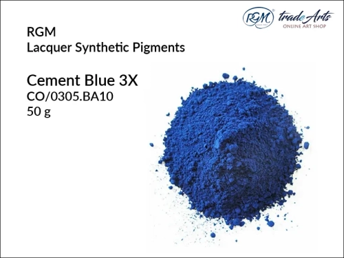 Pigment syntetyczny Cement Blue 3X 305 RGM Lacquer, RGM Lacquer Cement Blue 3X 305 - pigment syntetyczny, pigmenty syntetyczne RGM Lacquer, pigment, pigmenty, RGM Lacquer - pigmenty syntetyczne, RGM Lacquer, tradearts,