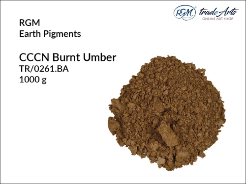 Pigment ziemny CCCN Burnt Umber 261 RGM, RGM - pigment ziemny CCCN Burnt Umber 261, pigmenty ziemne RGM, pigmenty naturalne, pigmenty RGM, pigment ziemny, pigment, RGM Earth Pigments, RGM,  tradearts,
