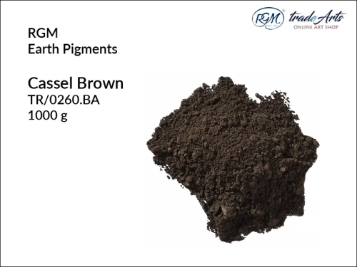 Pigment ziemny Cassel Brown 260 RGM, RGM - pigment ziemny Cassel Brown 260, pigmenty ziemne RGM, pigmenty naturalne, pigmenty RGM, pigment ziemny, pigment, RGM Earth Pigments, RGM,  tradearts,