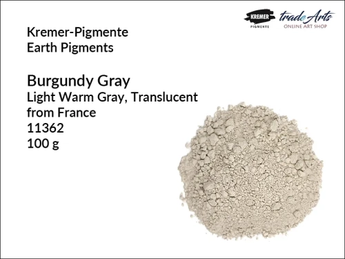 Gray from Burgundy Earth Pigment Kremer-Pigmente, Kremer-Pigmente pigment ziemny szarość burgundzka, pigment ziemny szarość burgundzka, oryginalny pigment ziemny szarość burgundzka, Kremer-Pigmente,