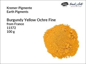 Pigment ziemny ochra żółta burgundzka fine Kremer-Pigmente, opak. 100 g