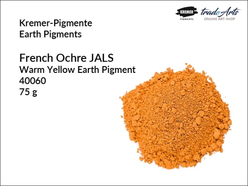 Pigment ziemny ugier francuski JALS Kremer-Pigmente, Kremer-Pigmente - pigment ziemny ugier francuski JALS, pigmenty ziemne, pigmenty naturalne, pigmenty,  pigmenty ziemne czyste, Kremer-Pigmente, tradearts,