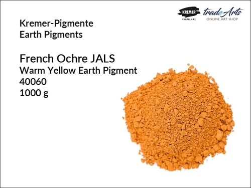Pigment ziemny ugier francuski JALS Kremer-Pigmente, Kremer-Pigmente - pigment ziemny ugier francuski JALS, pigmenty ziemne, pigmenty naturalne, pigmenty,  pigmenty ziemne czyste, Kremer-Pigmente, tradearts,