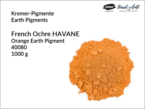 Pigment ziemnyv ochra francuska HAVANE Kremer-Pigmente, Kremer-Pigmente - pigment ziemny ochra francuska HAVANE, pigmenty ziemne, pigmenty naturalne, pigmenty,  pigmenty ziemne czyste, Kremer-Pigmente, tradearts,