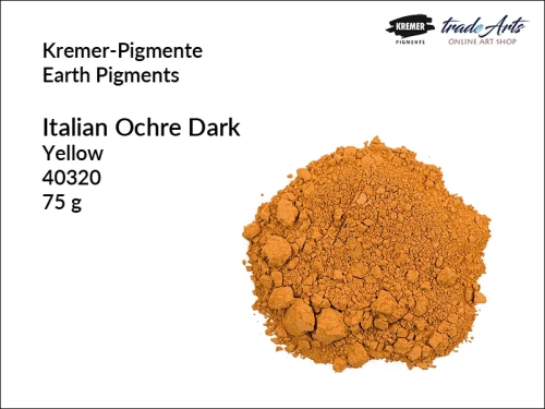 Pigment ziemny ugier pomarańczowy włoski Kremer-Pigmente, Kremer-Pigmente - pigment ziemny ugier pomarańczowy włoski, pigmenty ziemne, pigmenty naturalne, pigmenty,  pigmenty ziemne czyste, Kremer-Pigmente, tradearts,
