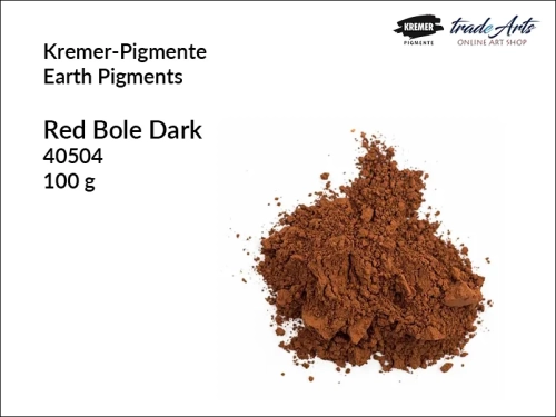 Red Bole Dark powder Kremer-Pigmente, bolus czerwony ciemny w proszku Kremer-Pigmente, bolus czerwony ciemny, pigment ziemny bolus czerwony, Kremer-Pigmente bolus czerwony ciemny, pigment,