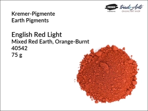 Pigment ziemny róż angielski jasny, mieszanka czerwonych ziem Kremer-Pigmente, opak. 75 g
