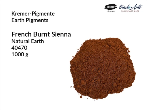 Burnt Sienna from France Earth Pigment Kremer-Pigmente, Kremer-Pigmente - siena palona francuska, siena naturalna palona francuska,  pigmenty ziemne, pigmenty naturalne, pigmenty, Kremer-Pigmente siena palona francuska,