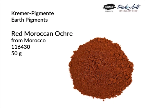 Red Moroccan Ochre earth pigment Kremer-Pigmente, Kremer-Pigmente pigment ziemny ochra czerwona marokańska, pigment ziemny ochra czerwona marokańska, oryginalny pigment ziemny Red Moroccan Ochre, Kremer-Pigmente,