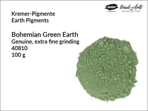 Pigment ziemny ziemia bohemska oryginalna Kremer-Pigmente, Kremer-Pigmente - pigment ziemny ziemia bohemska oryginalna, pigmenty ziemne, pigmenty naturalne, pigmenty,  pigmenty ziemne czyste, Kremer-Pigmente, tradearts,