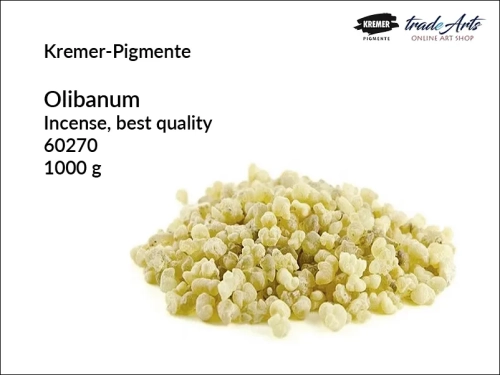 Żywica olibanum czysta Kremer-Pigmente, Kremer-Pigmente - żywica olibanum prawdziwa, żywica olibanum, kadzidło, olibanum kadzidło, żywice, olibanum, tradearts,