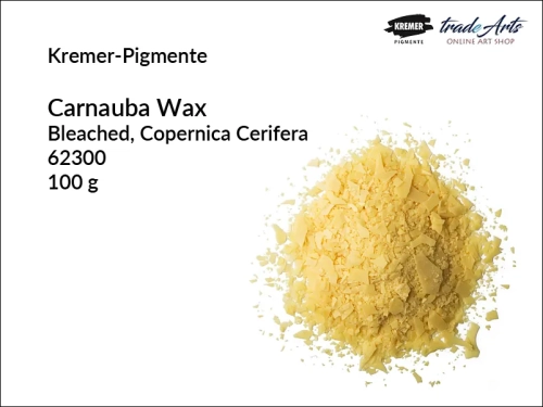 Wosk karnauba bielony Kremer-Pigmente, Kremer-Pigmente - wosk karnauba bielony, carnauba wax, wosk kanauba, karnauba, woski, wosk, tradearts,