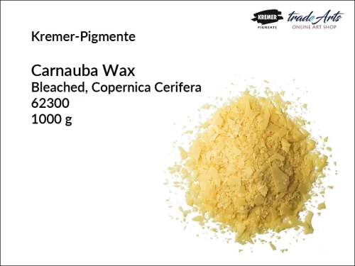 Wosk karnauba bielony Kremer-Pigmente, Kremer-Pigmente - wosk karnauba bielony, carnauba wax, wosk kanauba, karnauba, woski, wosk, tradearts,