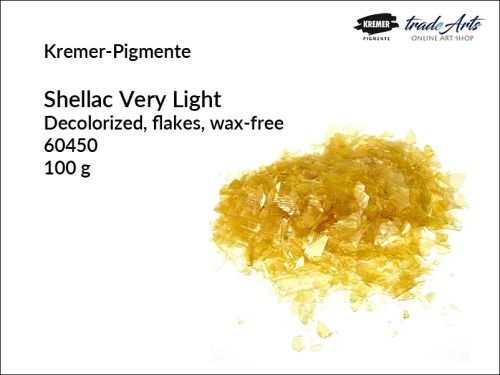 Szelak najjaśniejszy w listkach Kremer-Pigmente, Kremer-Pigmente - szelak najjaśniejszy w listkach, szelak najjaśniejszy Kremer-Pigmente, Kremer-Pigmente Very Light Shellac, szelaki, tradearts,