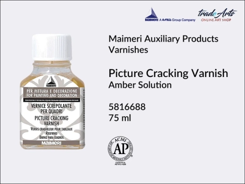 Maimeri Picture Cracking Varnish, werniks do spękań - krakowanie Maimeri, Maimeri werniks do spękań - krakowanie, werniks do spękań Maimeri, decoupage,  cracking, Maimeri, tradearts,