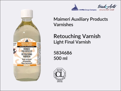 Maimeri Retouching Varnish, werniks retuszerski do farb olejnych Maimeri Retouching Varnish, Maimeri Retouching Varnish - werniks retuszerski do farb olejnych,  werniks retuszerski Maimeri, werniks retuszerski,