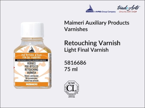 Maimeri Retouching Varnish, werniks retuszerski do farb olejnych Maimeri Retouching Varnish, Maimeri Retouching Varnish - werniks retuszerski do farb olejnych,  werniks retuszerski Maimeri, werniks retuszerski,